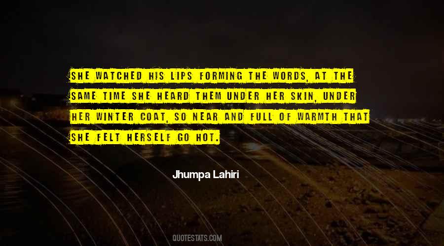 Warmth Of Her Love Quotes #1300933