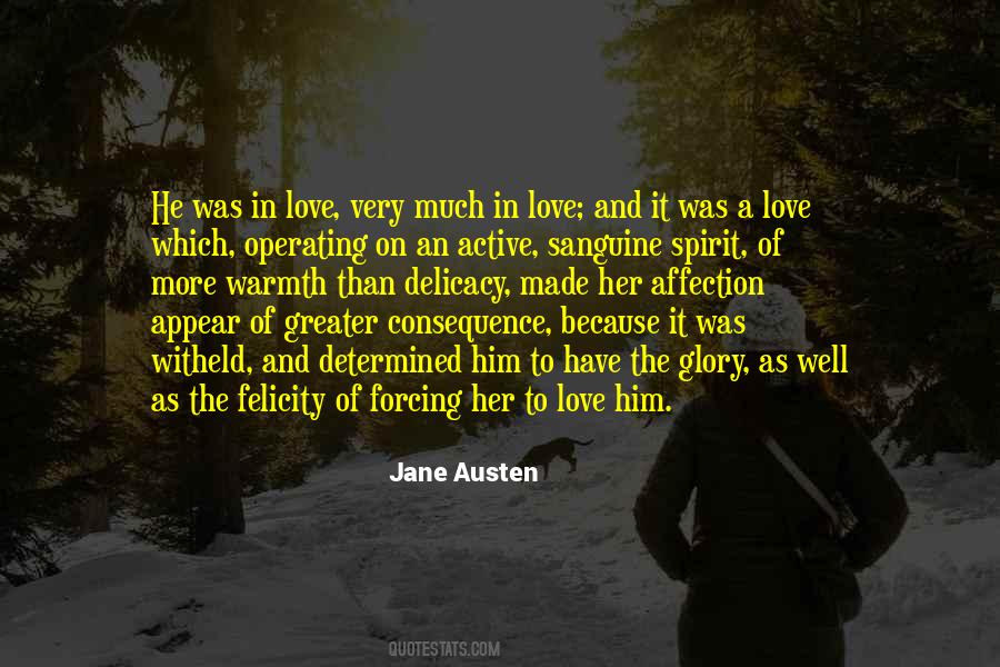 Warmth Of Her Love Quotes #1662879