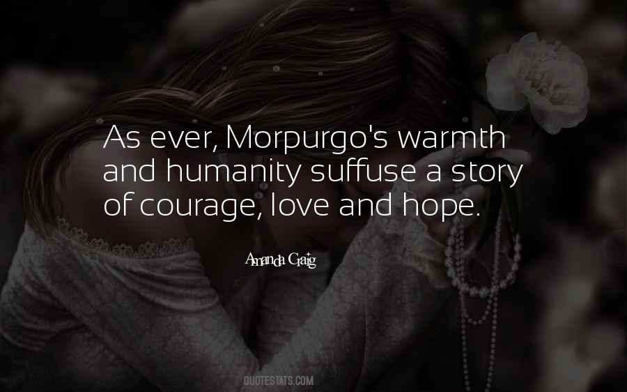 Warmth Of Her Love Quotes #384488