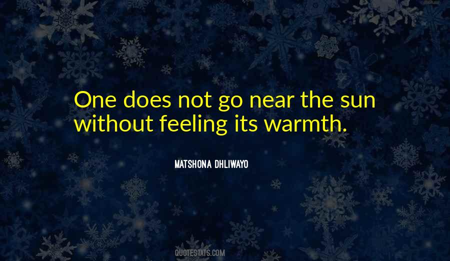 Warmth Of Her Love Quotes #38831
