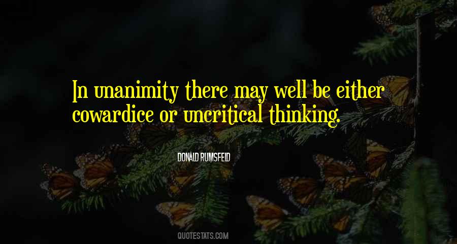 Uncritical Thinking Quotes #1112610