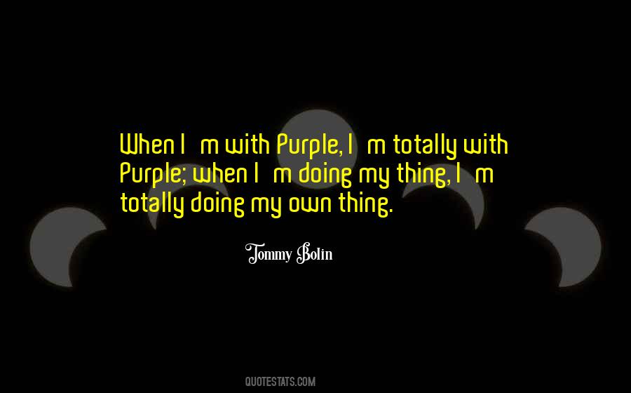 Quotes About Purple #1023913