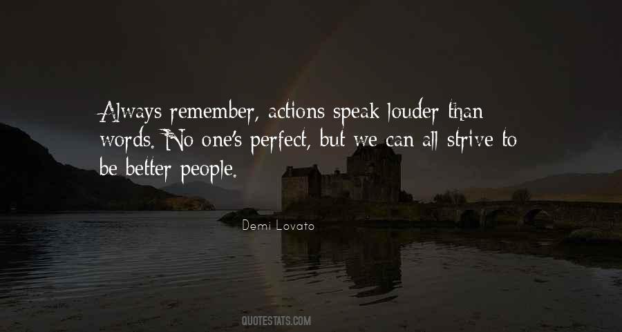 Quotes About Actions Speak Louder Than Words #1157298