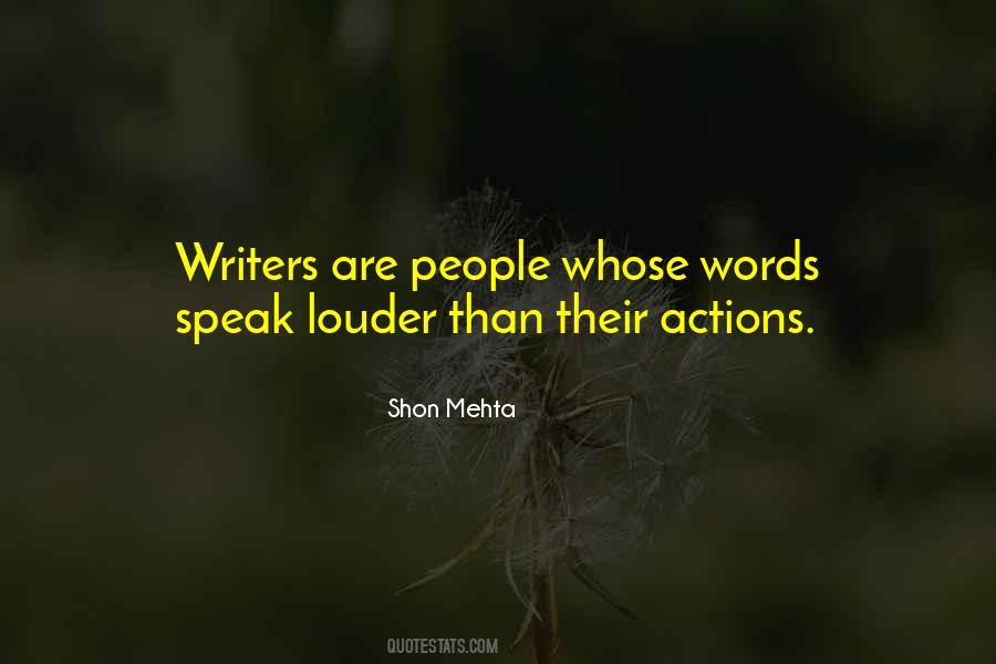 Quotes About Actions Speak Louder Than Words #1879403