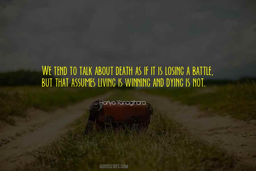 Losing Battle Quotes #200735