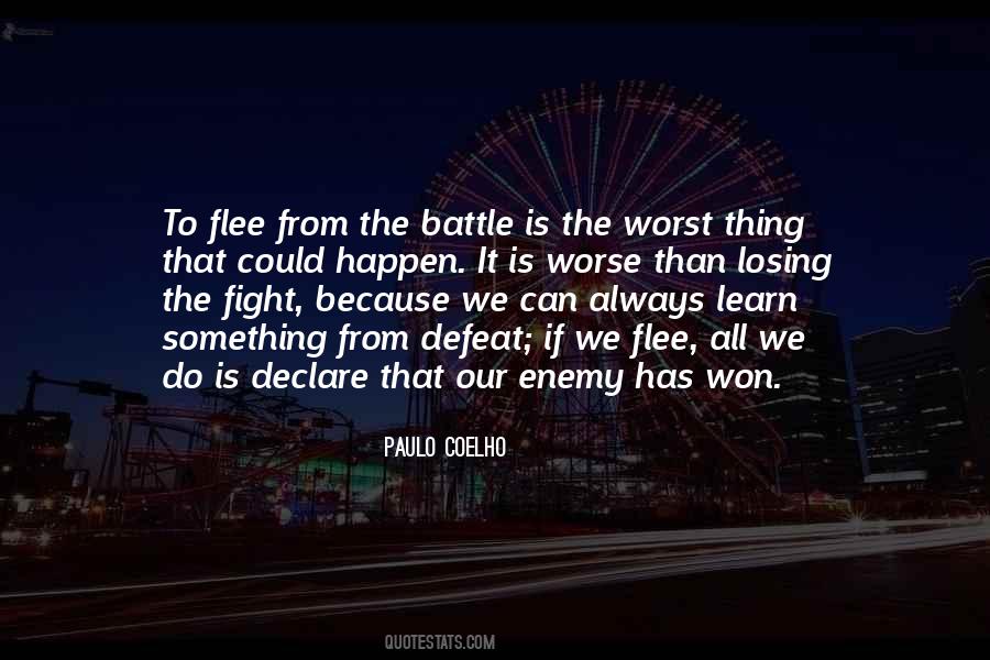 Losing Battle Quotes #965590