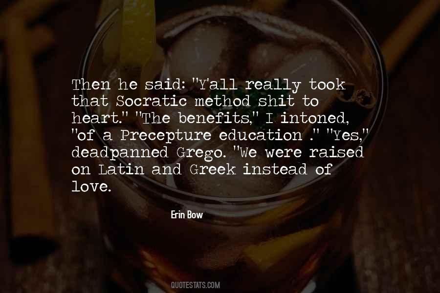 Quotes About Latin And Greek #249177 Quotes About Latin And Greek #249177