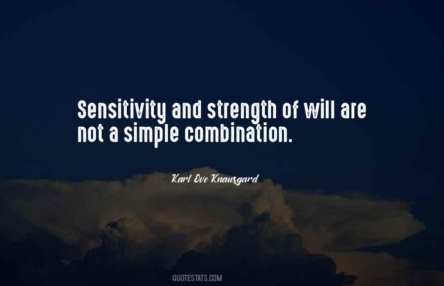 Quotes About Sensitivity And Strength #702468