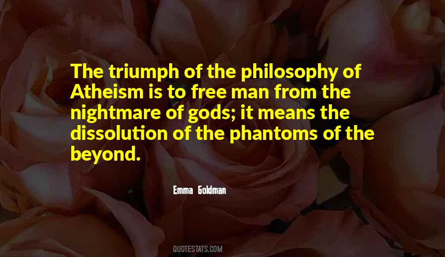 Philosophy Atheism Quotes #1468970