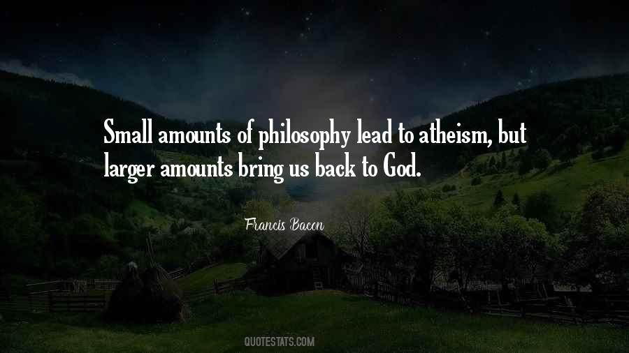 Philosophy Atheism Quotes #1544571