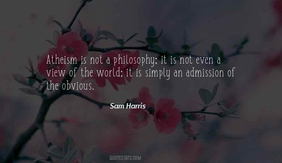 Philosophy Atheism Quotes #1620145