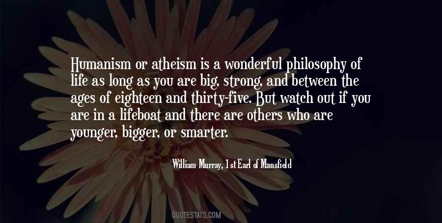 Philosophy Atheism Quotes #998339