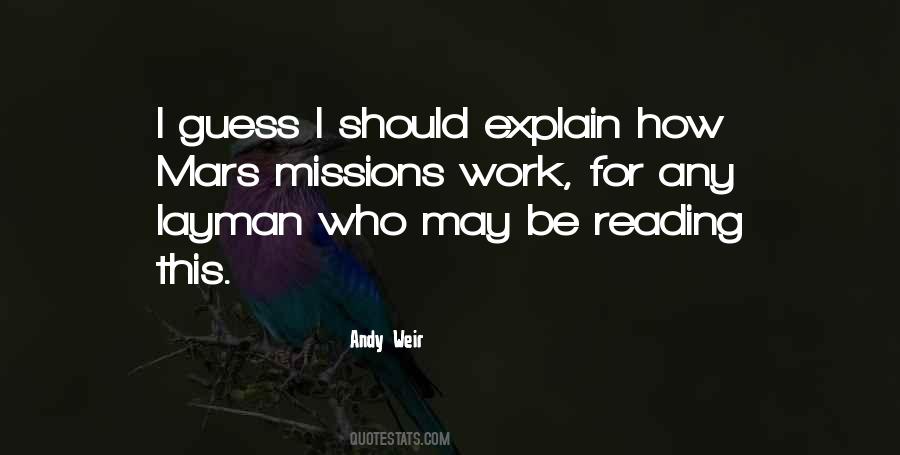 Quotes About Missions Work #223475