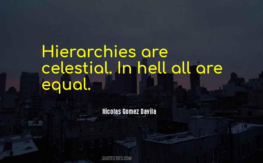 Quotes About Hierarchies #1673914