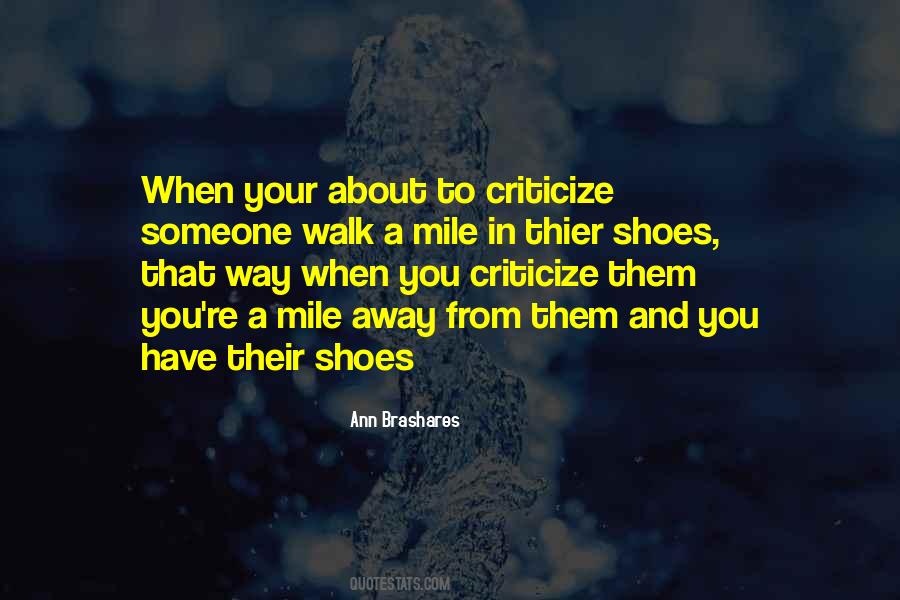 Quotes About Criticize #108327