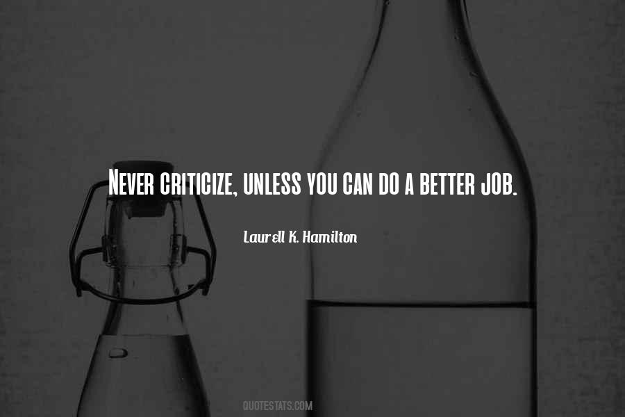 Quotes About Criticize #272044