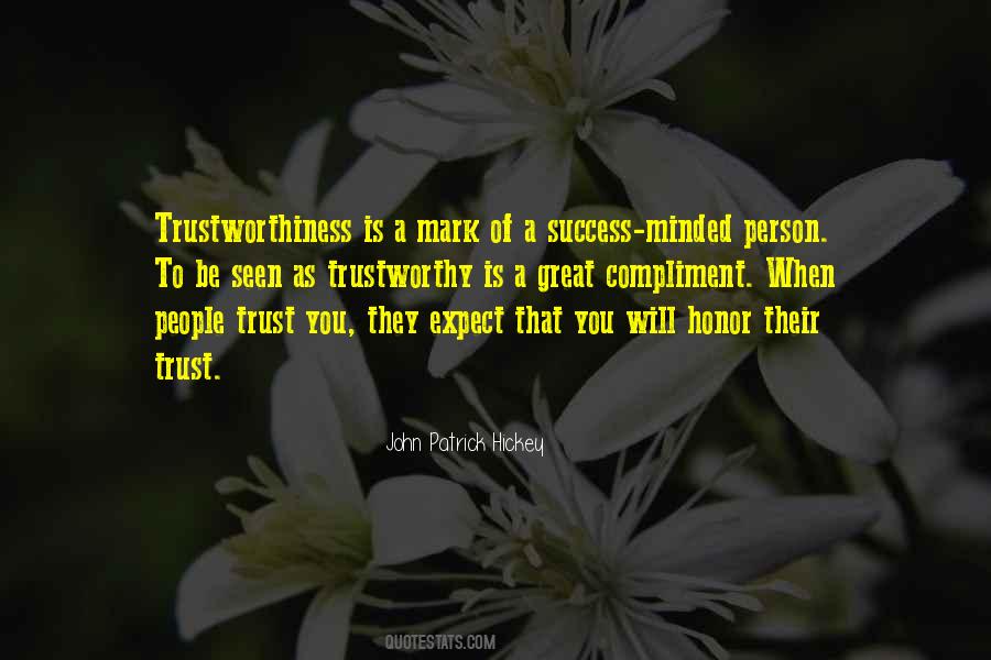 Quotes About A Trustworthy Person #1305164