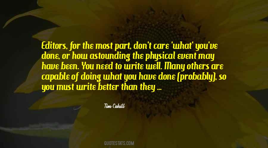Doing What Others Quotes #213377
