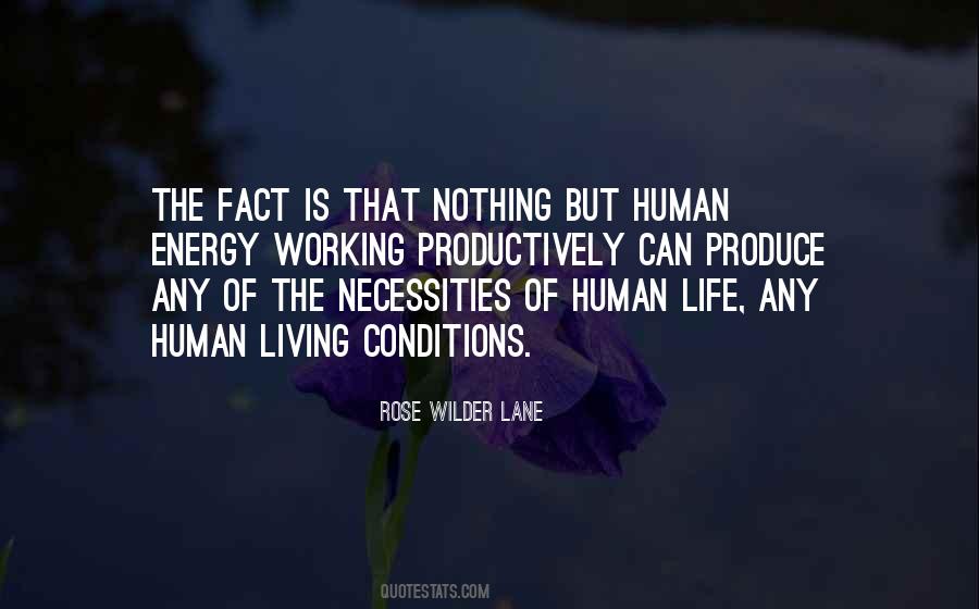 Quotes About Living Conditions #1209212