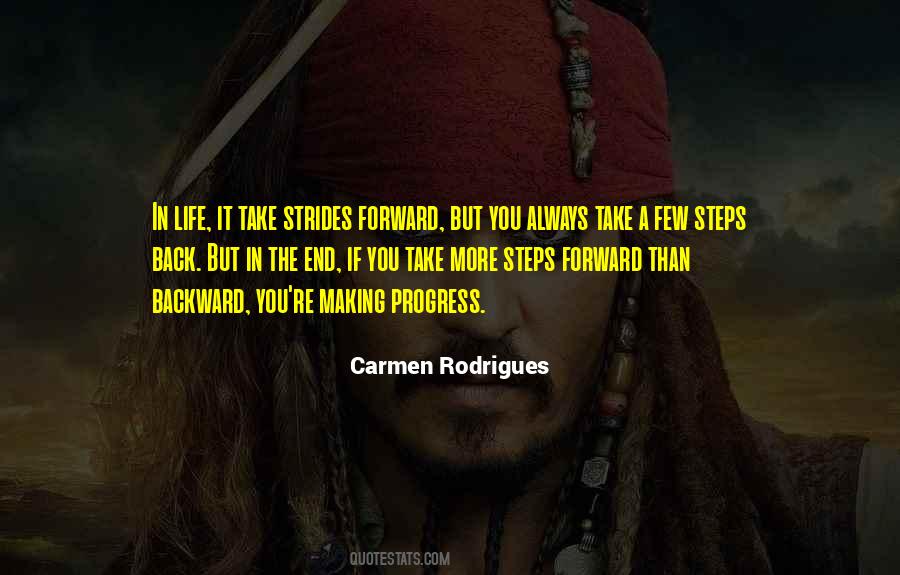 Quotes About Steps Forward #631939