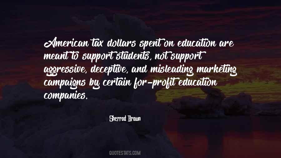 Quotes About Tax Dollars #29428