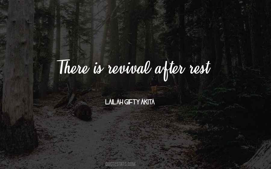 Revival Life Quotes #1085355