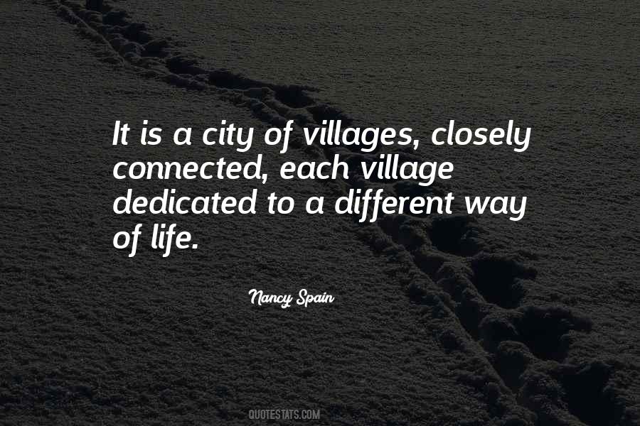 Quotes About City Life And Village Life #32433