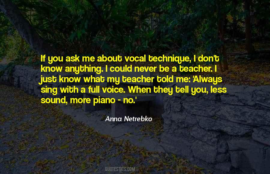 Be Vocal Quotes #38336