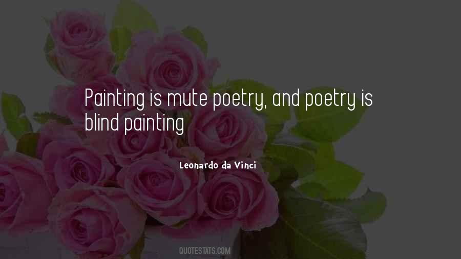 Quotes About Painting And Poetry #764961