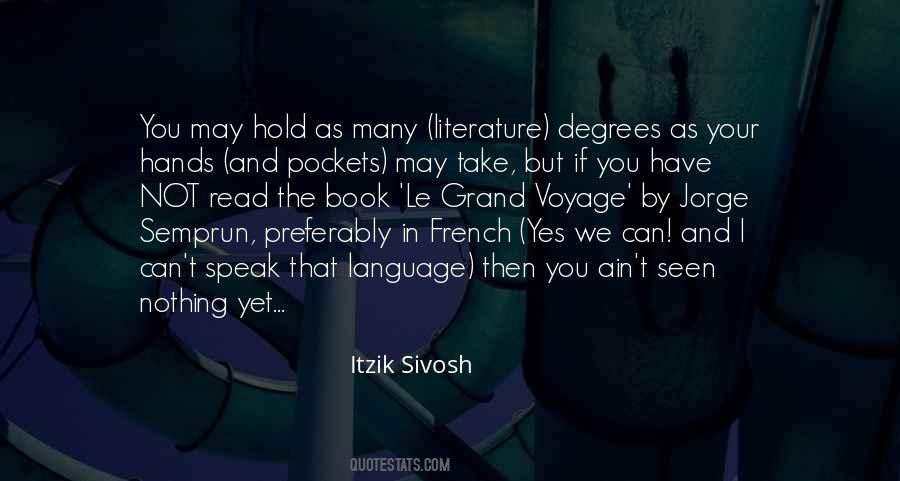 Quotes About Literature And Language #1128243