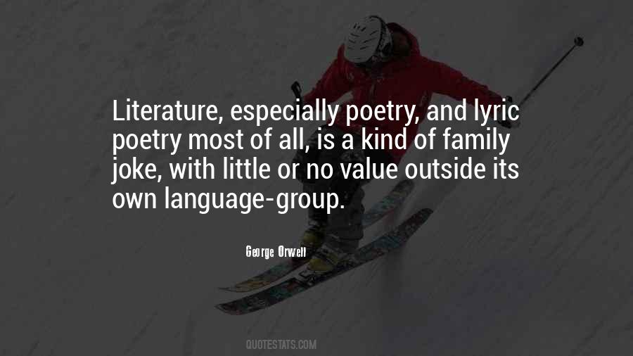 Quotes About Literature And Language #1173871