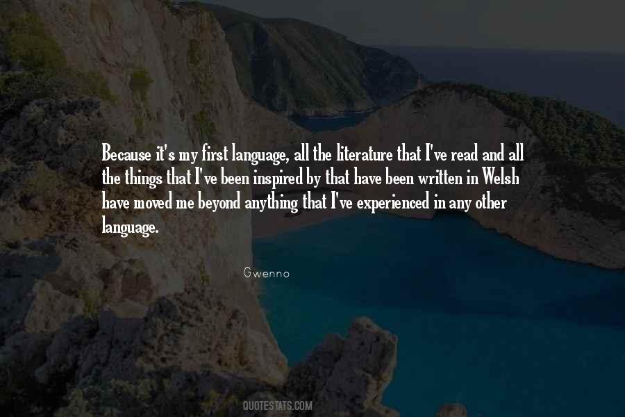 Quotes About Literature And Language #1557375