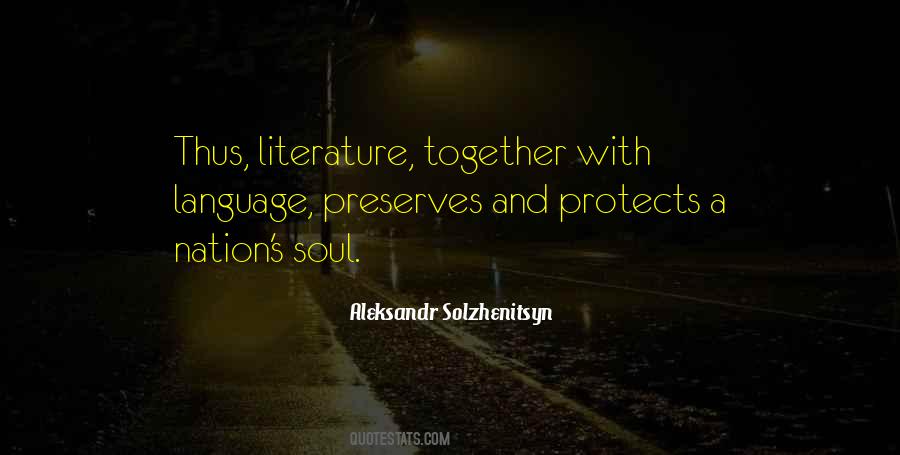 Quotes About Literature And Language #291730