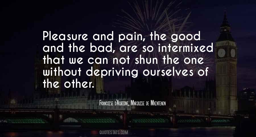 Quotes About Pain And Pleasure #10072