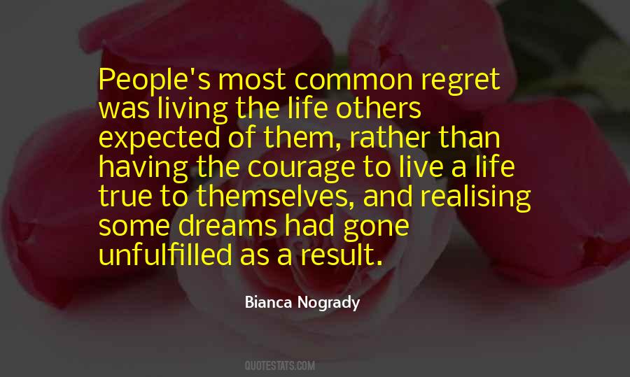 Quotes About Living With Regret #1022460