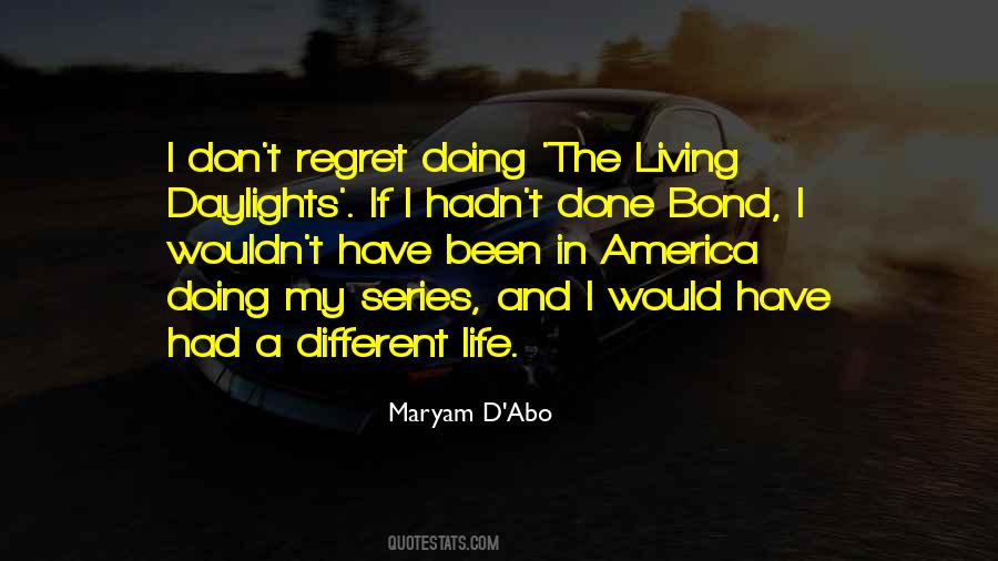 Quotes About Living With Regret #1027396