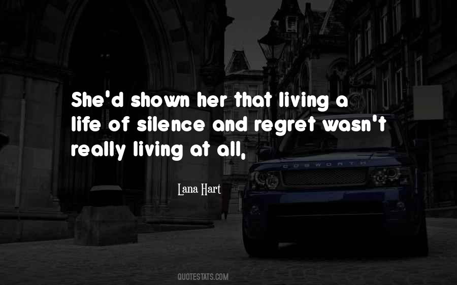 Quotes About Living With Regret #127225