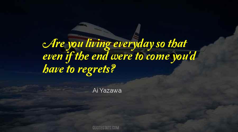 Quotes About Living With Regret #1405158