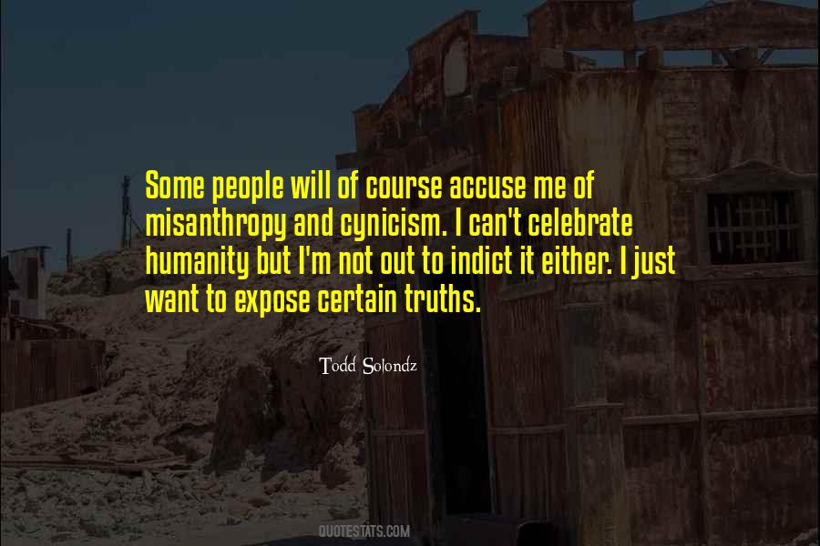 Quotes About Misanthropy #420216