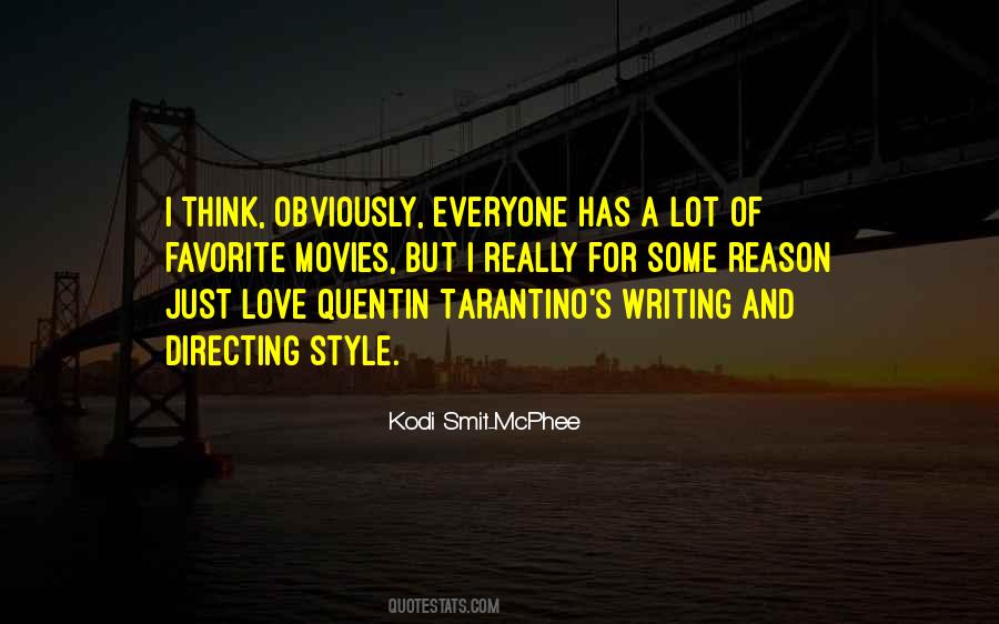 Reason For Writing Quotes #1085507