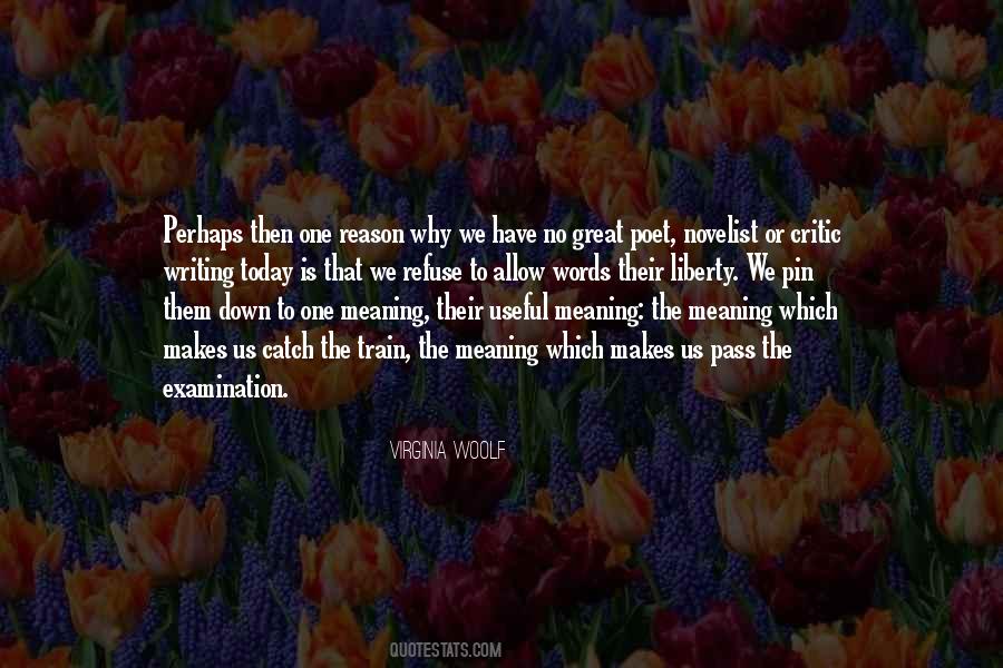 Reason For Writing Quotes #1217916