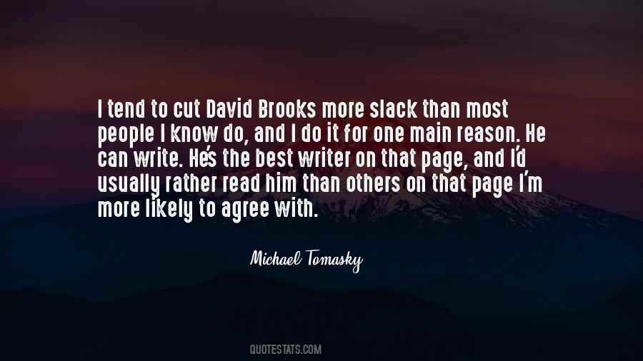 Reason For Writing Quotes #1326876