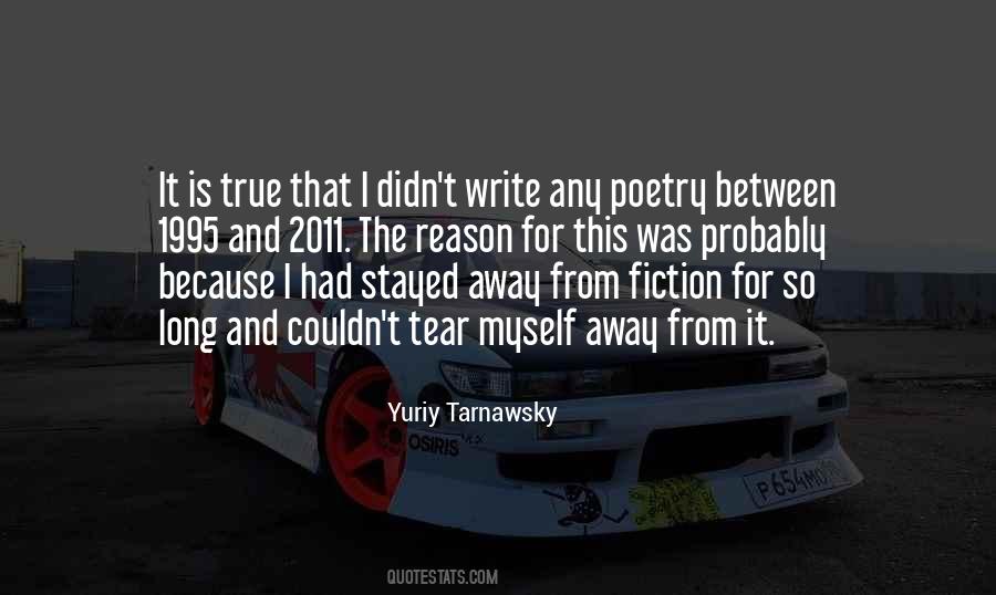 Reason For Writing Quotes #573052