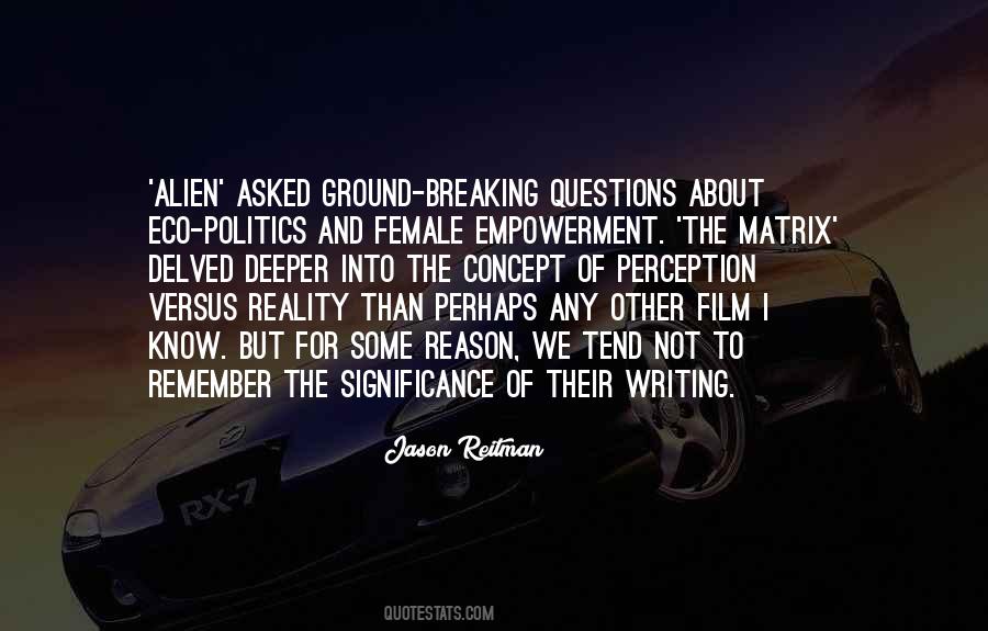 Reason For Writing Quotes #860128