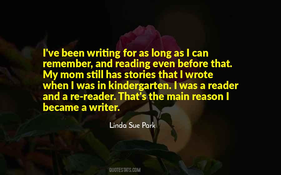 Reason For Writing Quotes #944975