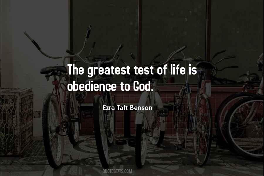 God Test Quotes #853314