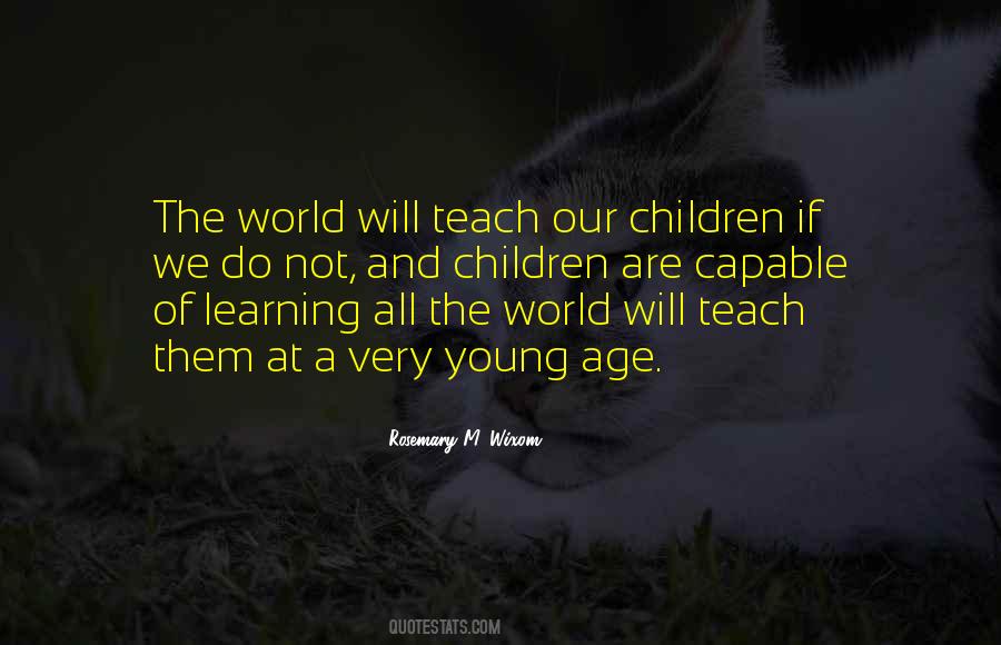 Age And Learning Quotes #819238
