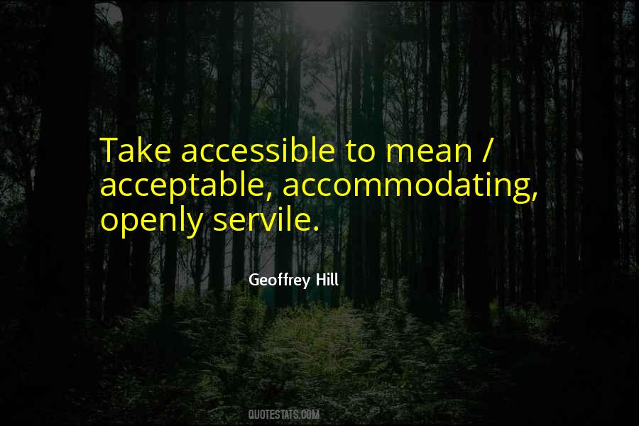 Quotes About Accommodating Others #475084