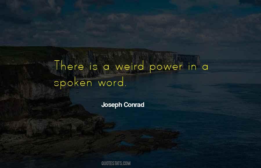 Quotes About Spoken Word #1049662
