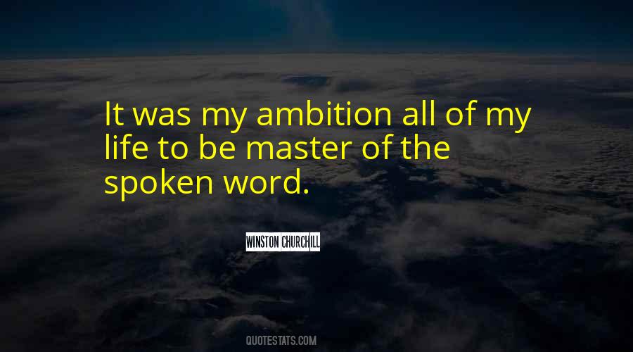 Quotes About Spoken Word #1088368